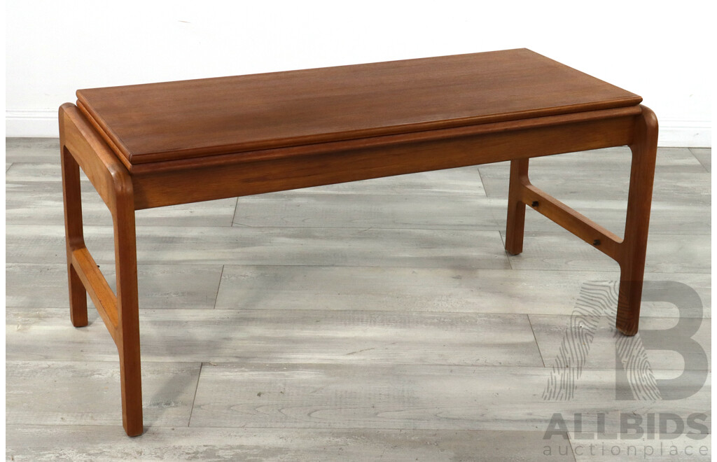 Chiswell Teak Coffee Table with Folding Top and Fitted Interior