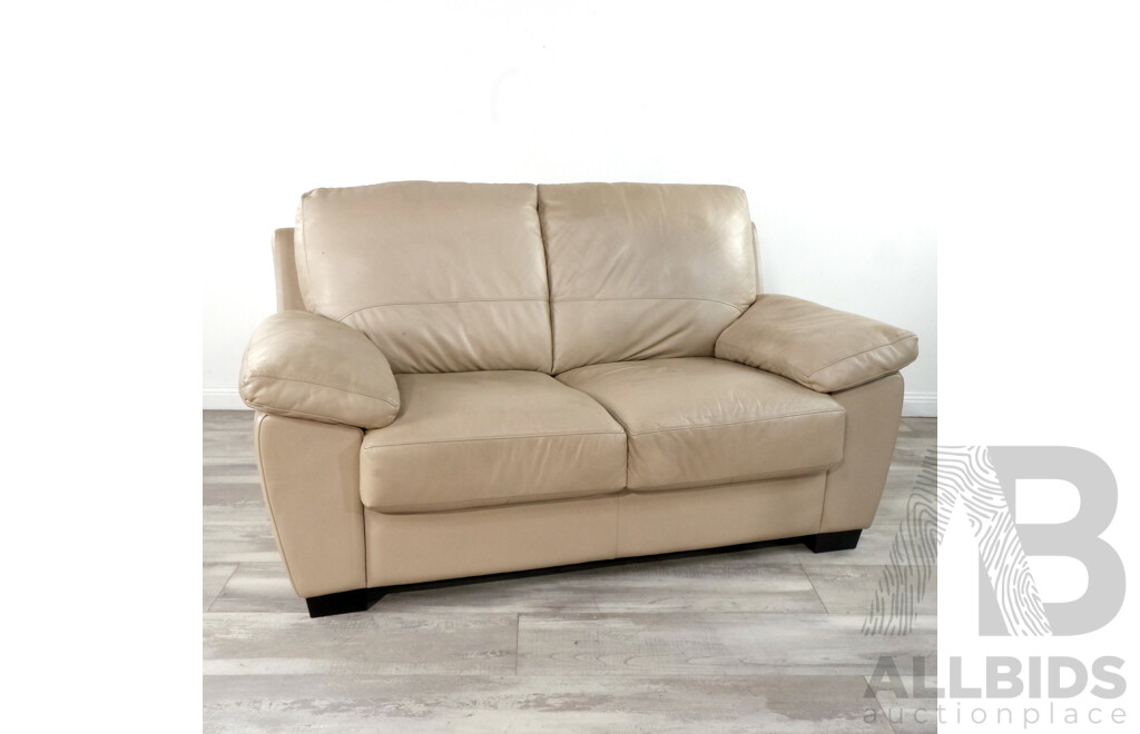 Freedom Furniture Two Seater Leather Couch