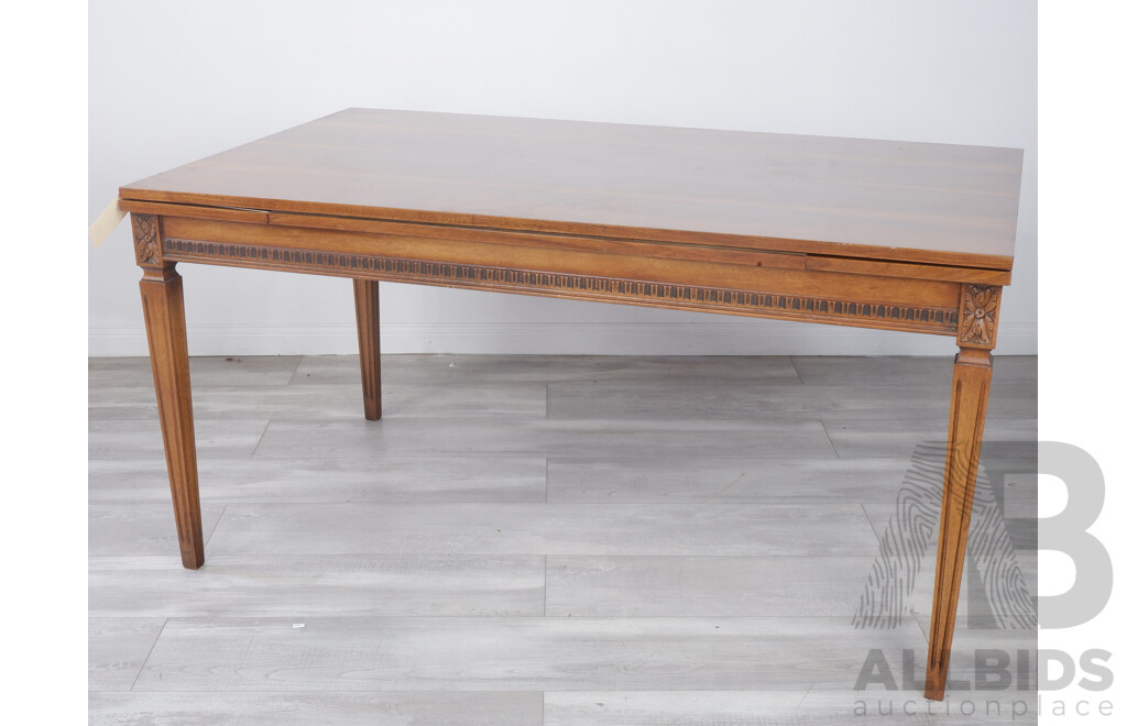 Reproduction Indonesian Teak Extension Dining Table