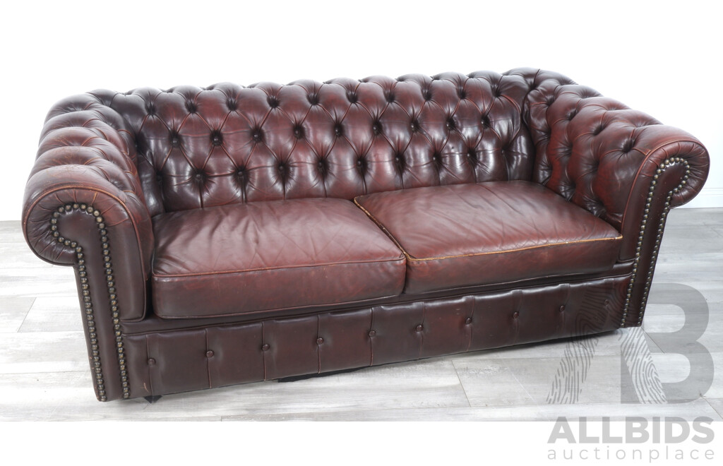 Moran Chesterfield Two Seater Lounge