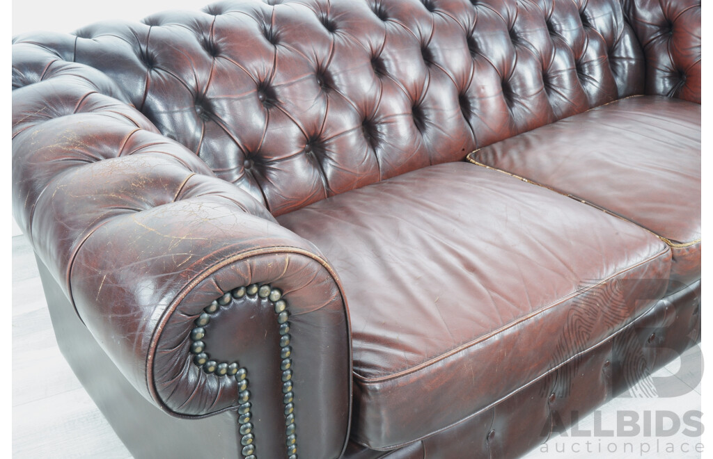 Moran Chesterfield Two Seater Lounge