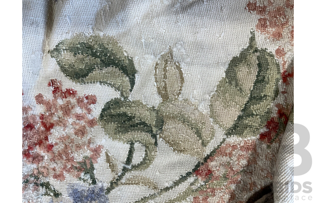 Embroidered Vintage Jacquard Floral Bloom Curtain Panel