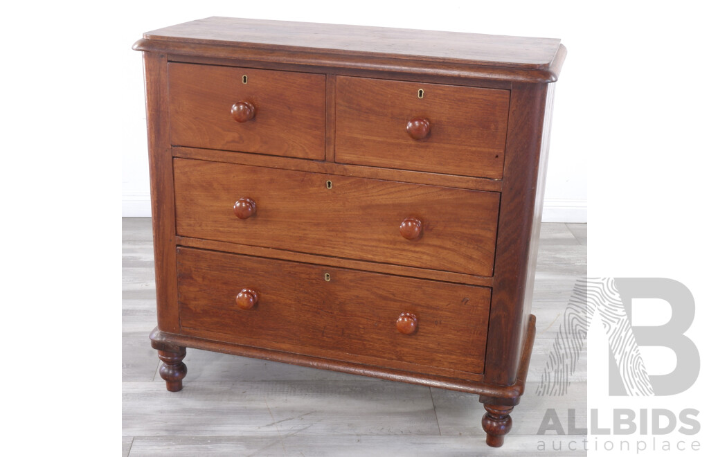 Victorian Cedar Chest of $ Drawers