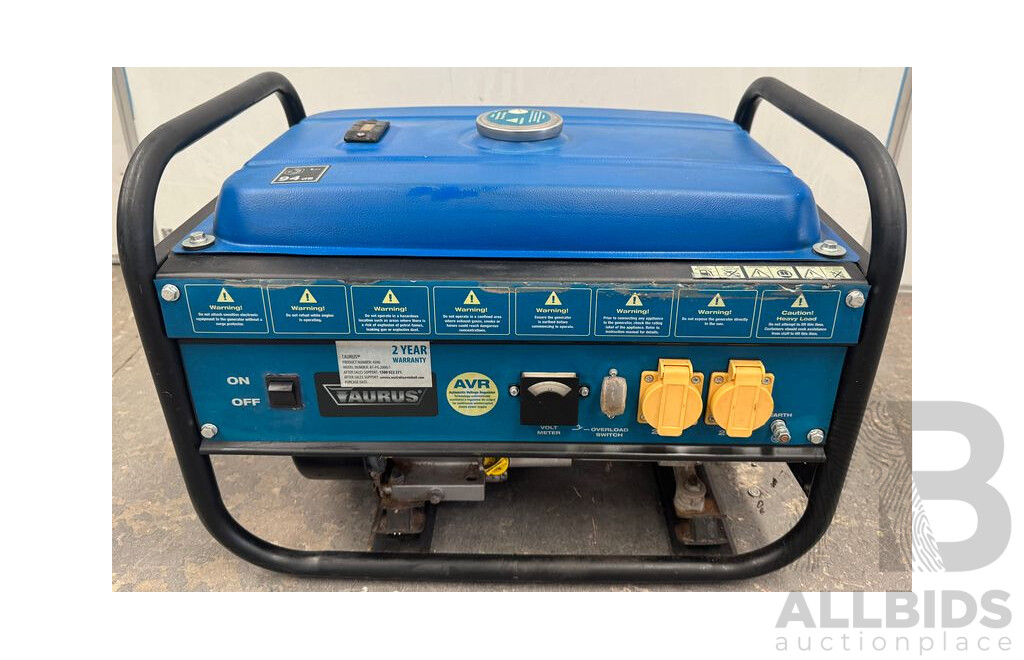 Taurus 2200W Portable Petrol Generator