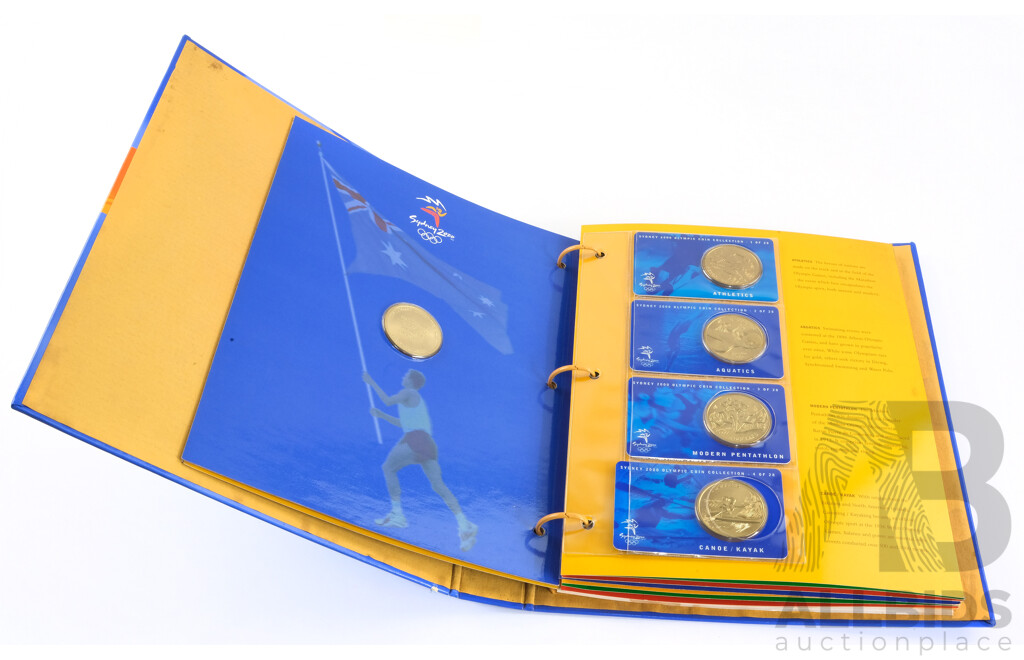 Australian RAM/Perth Mint 2000 Sydney Olympics Twenty Eight UNC Five Dollar Coin Collection