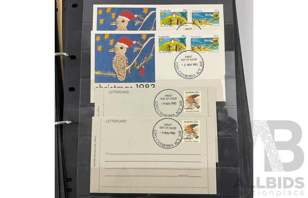 Australian 1983/84 First Day Covers