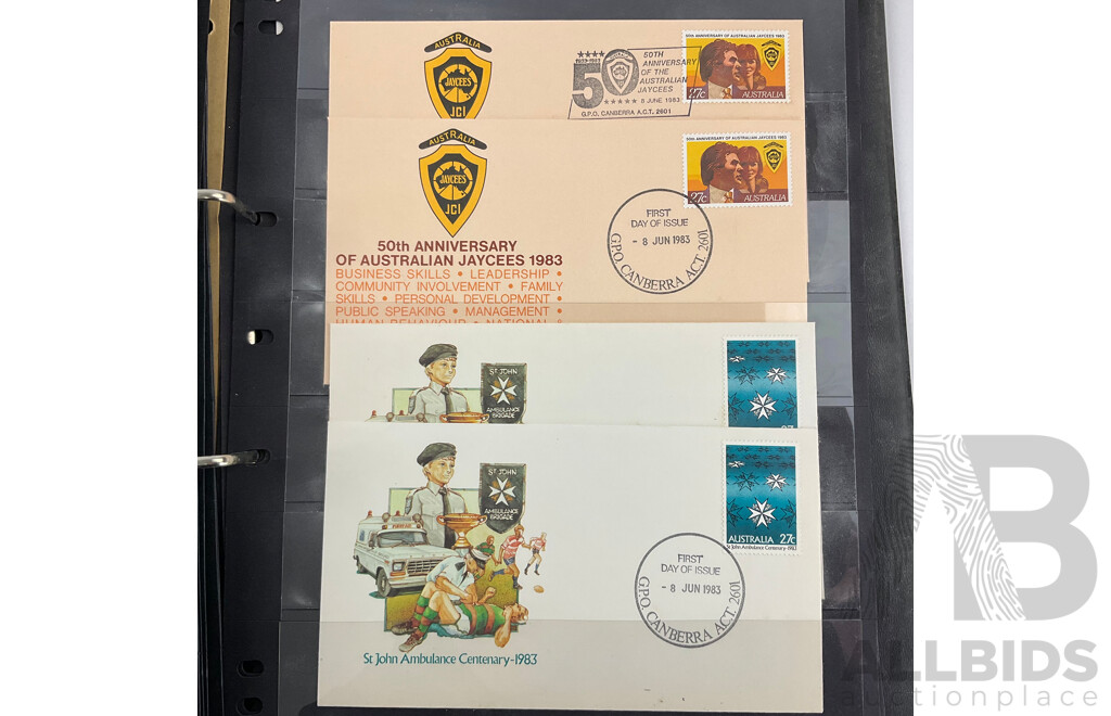 Australian 1983/84 First Day Covers