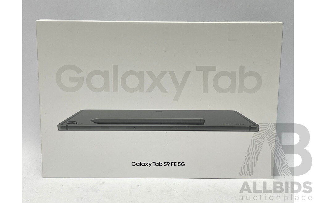 Samsung Galaxy Tab S9 FE 5G - Brand New Security Sealed RRP - $949