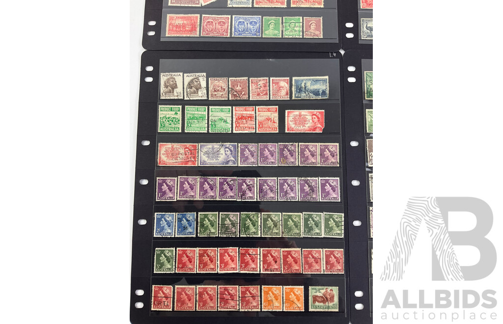 Australian Predecimal Stamps Including Red Harbour Bridge, State Stamps, Official Service