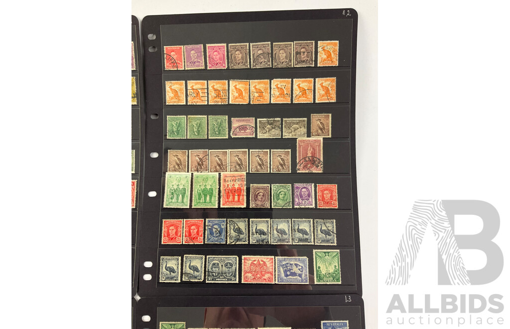 Australian Predecimal Stamps Including Red Harbour Bridge, State Stamps, Official Service