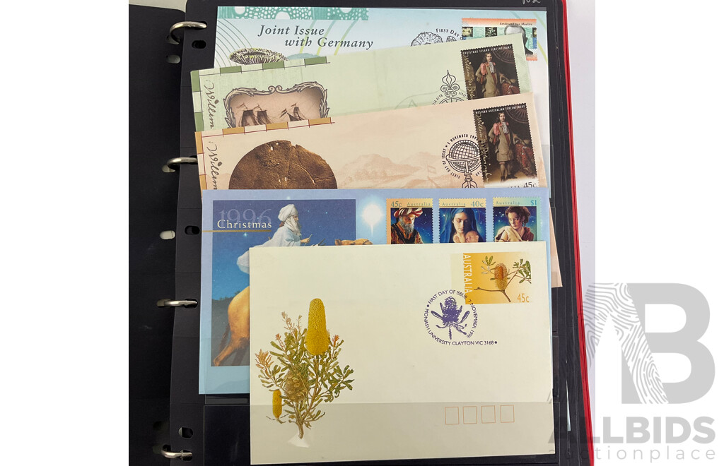 Album of Australian 1995/1996 First Day Covers