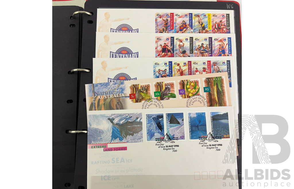Album of Australian 1995/1996 First Day Covers
