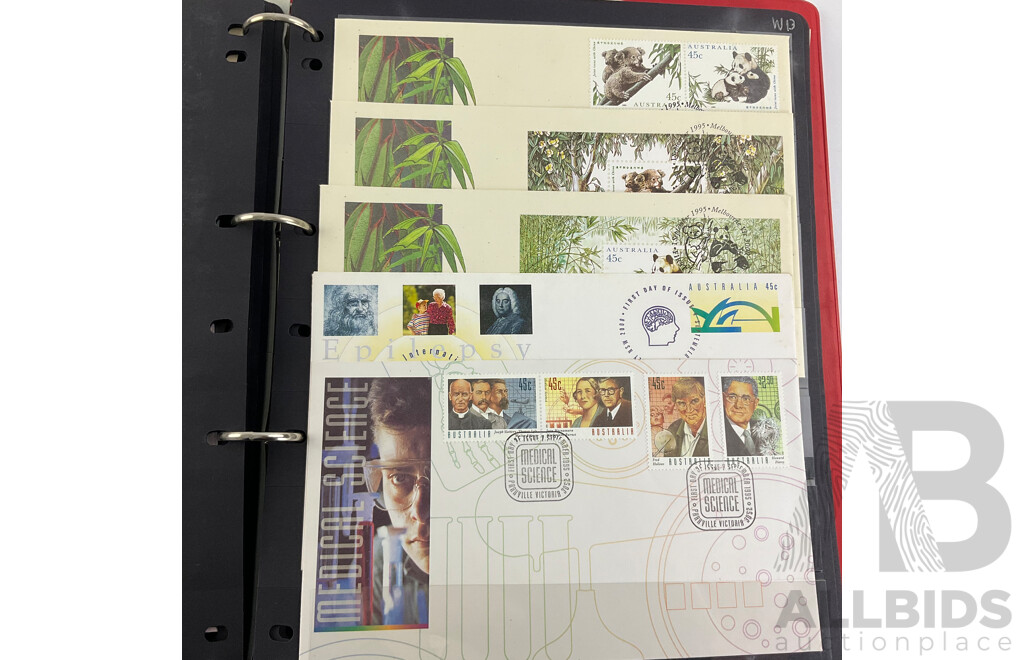 Album of Australian 1995/1996 First Day Covers