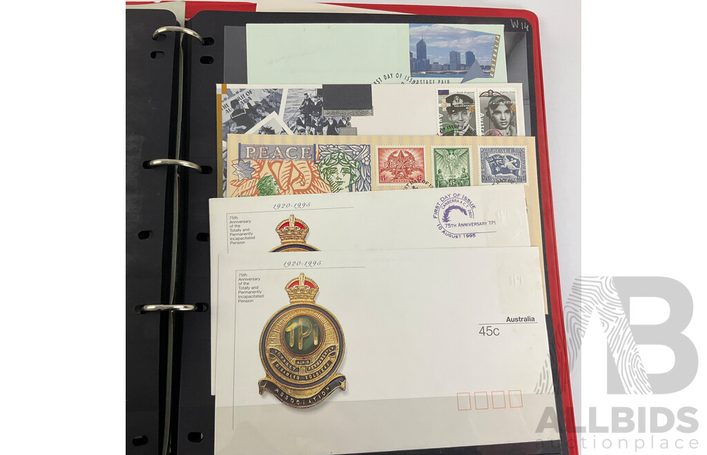 Album of Australian 1995/1996 First Day Covers