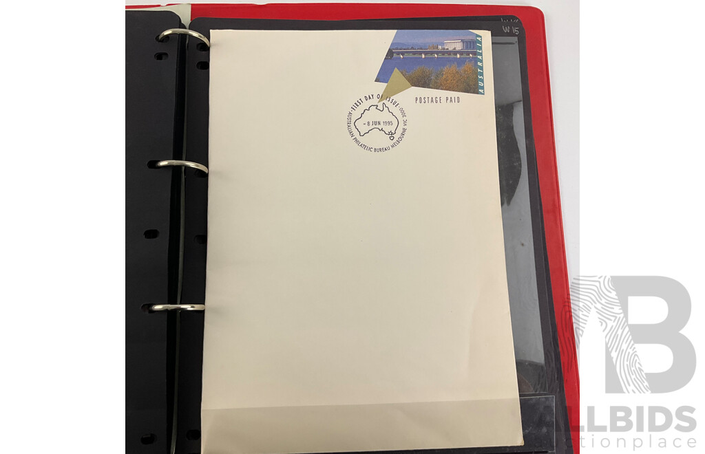 Album of Australian 1995/1996 First Day Covers