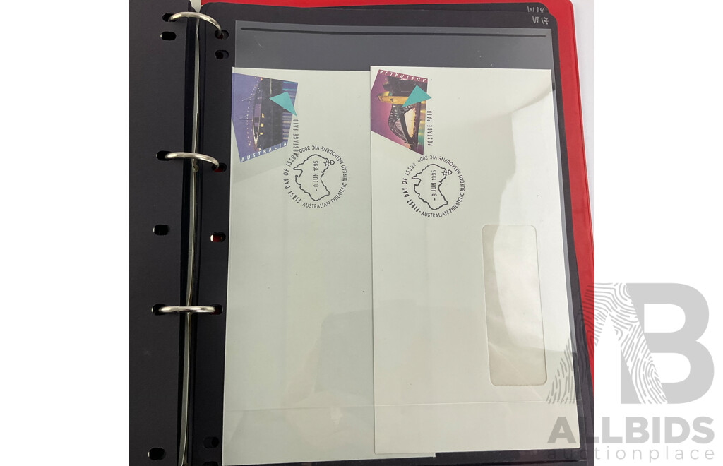 Album of Australian 1995/1996 First Day Covers