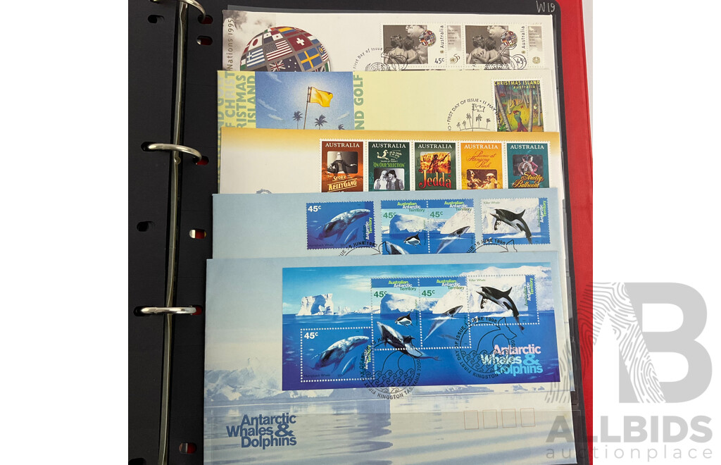 Album of Australian 1995/1996 First Day Covers