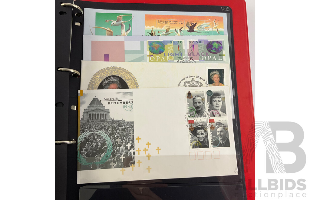 Album of Australian 1995/1996 First Day Covers