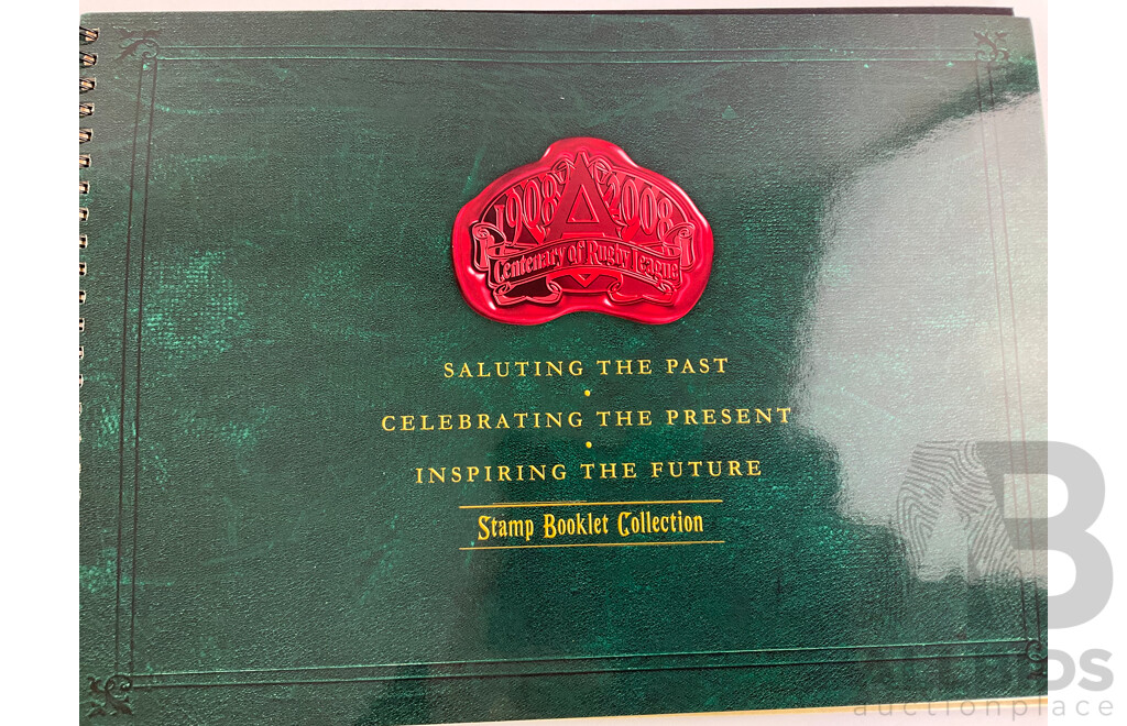 Australian 2008 Centenary of Rugby League Stamp Booklet Collection, Face Value $85