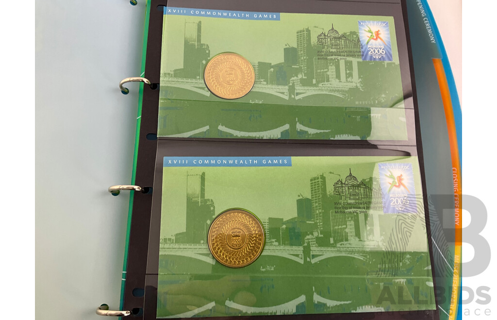 Australian 2008 Olympic Stamp Collection and 2006 Commonwealth Games PNC/Stamp Album