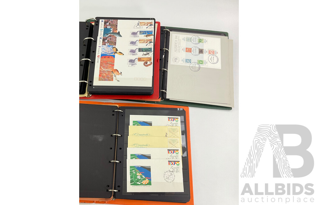 Collection of Approximately 200 Late 1980's and Early 1990's Australian First Day Covers, Including 1988 Expo, Panorama of Australia, Terra Australis, 1984 Ausipex, 1993 Working Life, 1992 Vineyard Regions and More