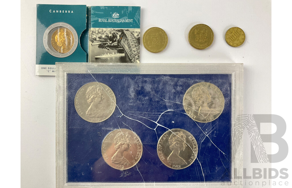 Australian and Isle of Man Commemorative Coins Including Predecimal and Maritime Crowns