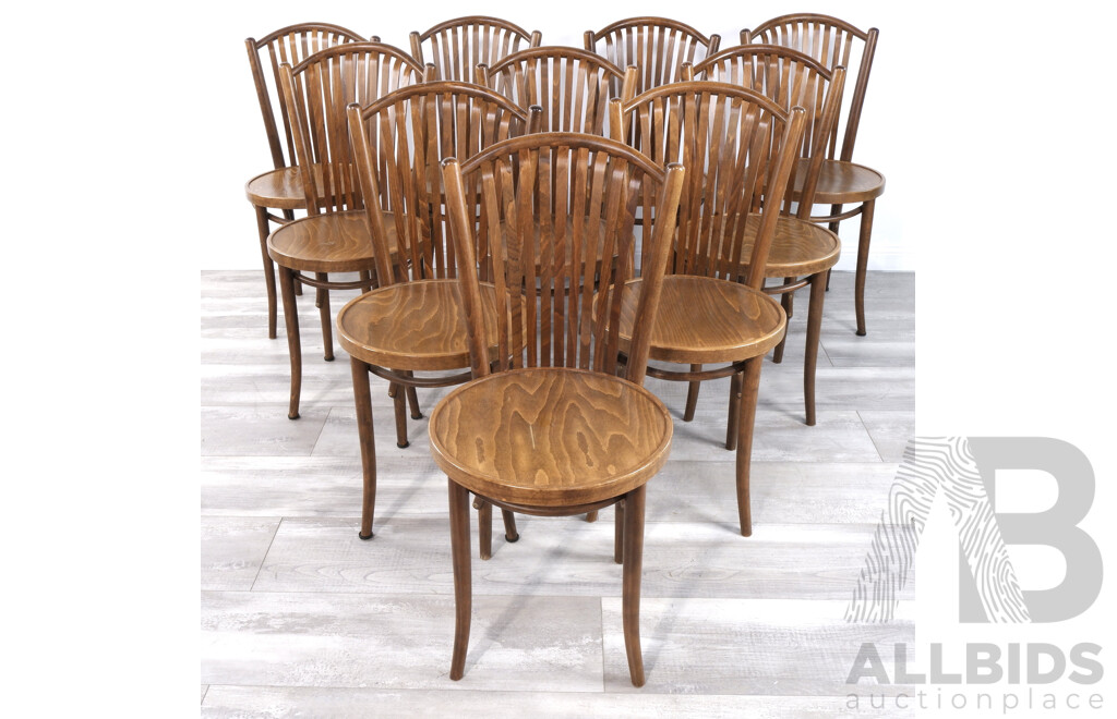 Ten Cafe Chairs by James Richardson