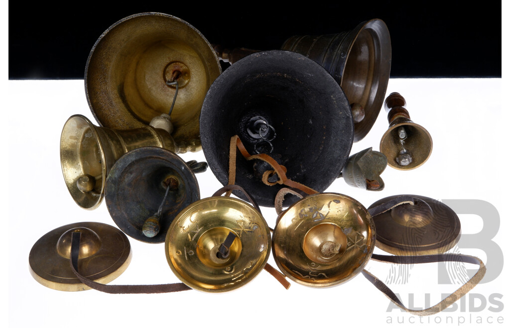 Collection Vintage and Other Bells of Various Varieties