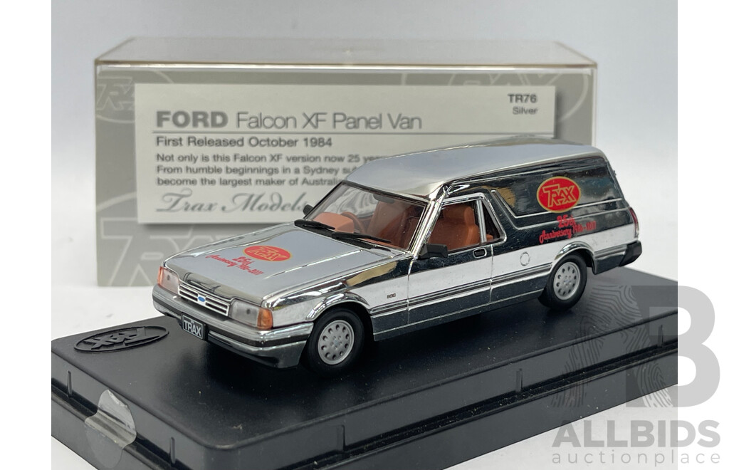 Trax 1984 Ford Falcon XF Panel Van 25th Anniversary - 1/43 Scale