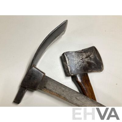 Vintage Cyclone Adze and Axe