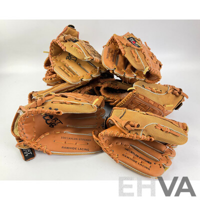 Ten Hart Sport Top Grain Cowhide Baseball Mitts, Sizes 5-862-RHT 5-861-RHT 5-860-RHT