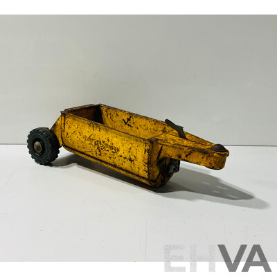 Vintage Boomaroo Pressed Steel Tournahopper Trailer