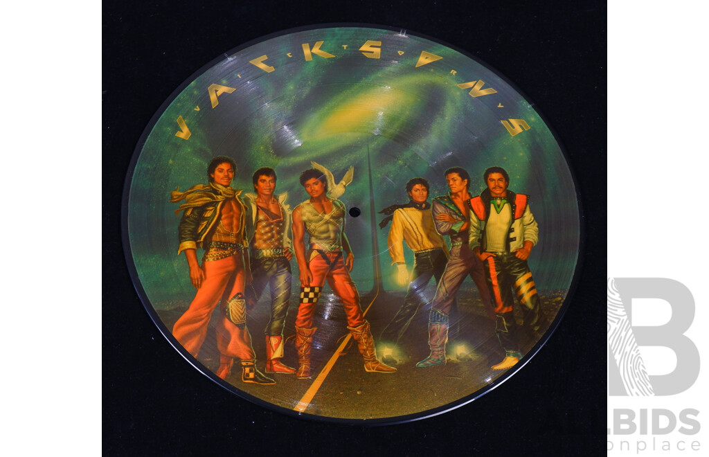 The Official Jacksons, Victory, Picture Disc, Vinyl LP Record