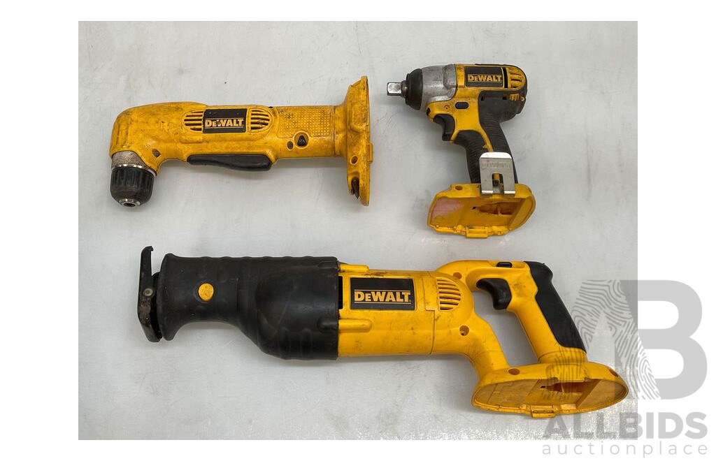 Dewalt Power Tools - Lot of 3