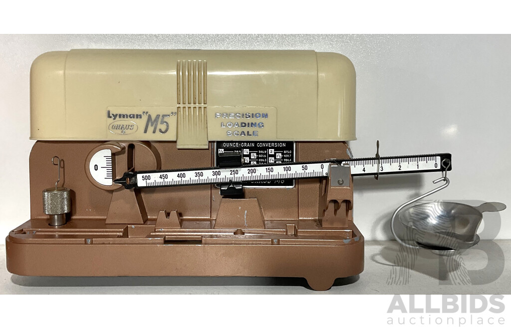 Vintage 'Lyman Ohaus M5' Precision Loading Scale