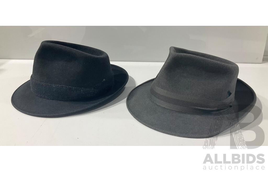 Two Vintage Stetson Hats