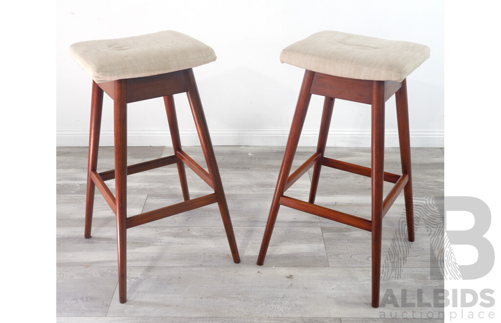 Mid Century Pair of Barstools by T.H.Brown
