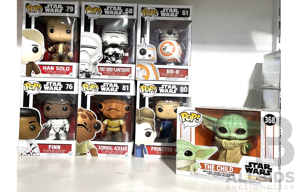 Seven Star Wars Pop Vinyls