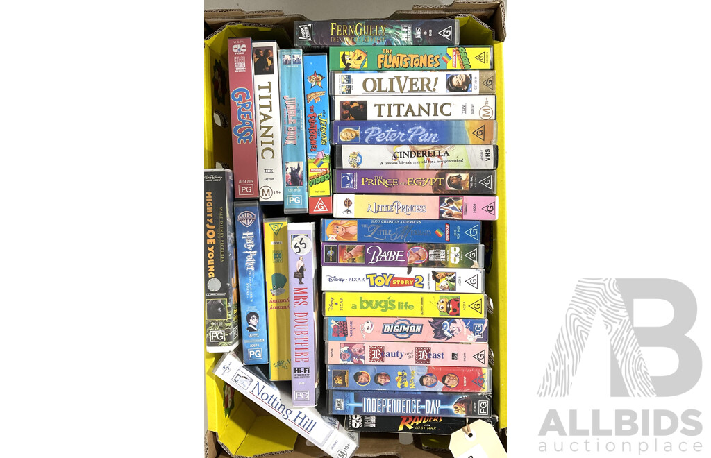 Collection of VHS Tapes