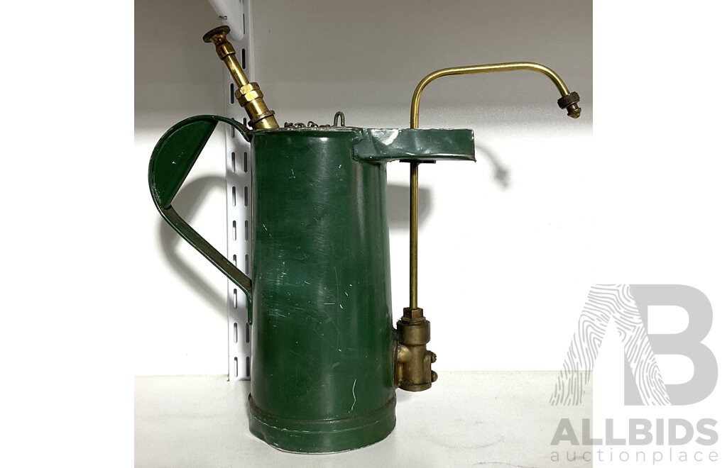 Vintage Metal and Brass Pump Sprayer