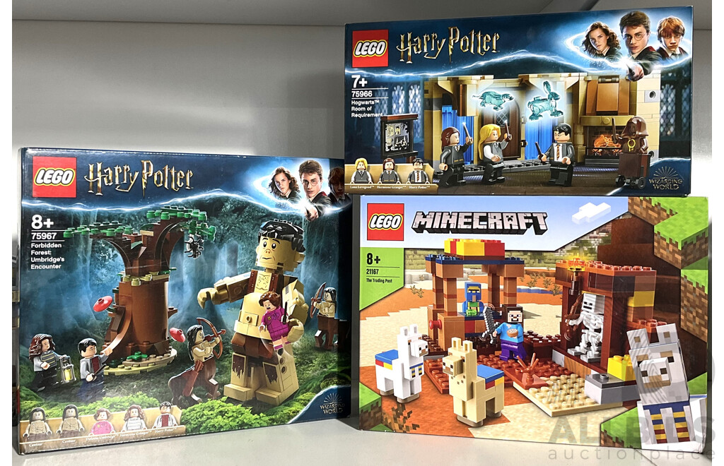 LEGO Harry Potter Hogwart Rooms of Requirement 75966, Forbidden Forest: Umbridge's Encounter and Minecraft