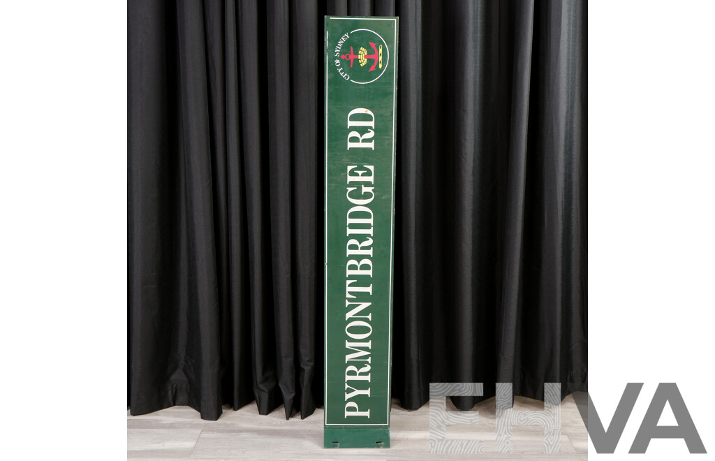 City of Sydney Metal Street Sign