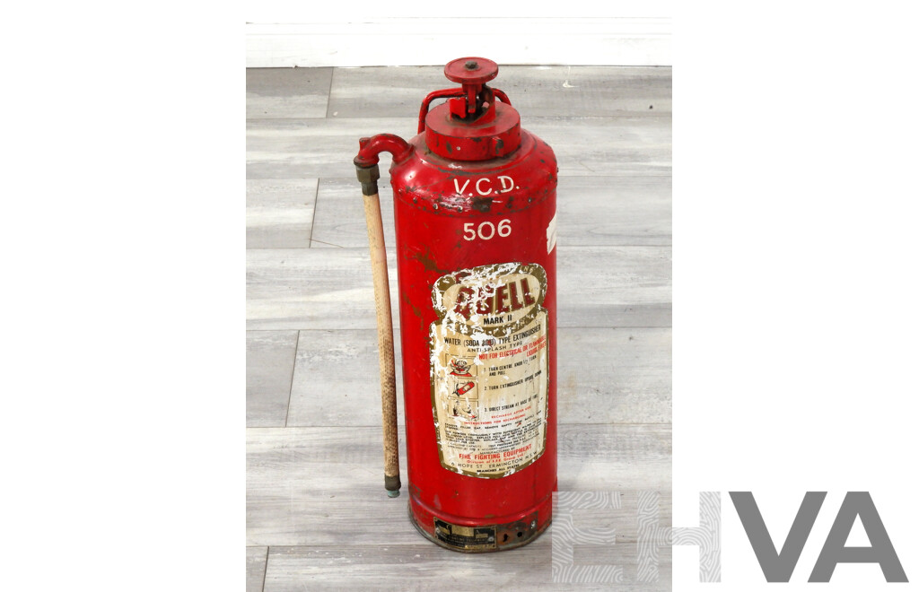 Vintage Quell MKII Fire Extinguisher