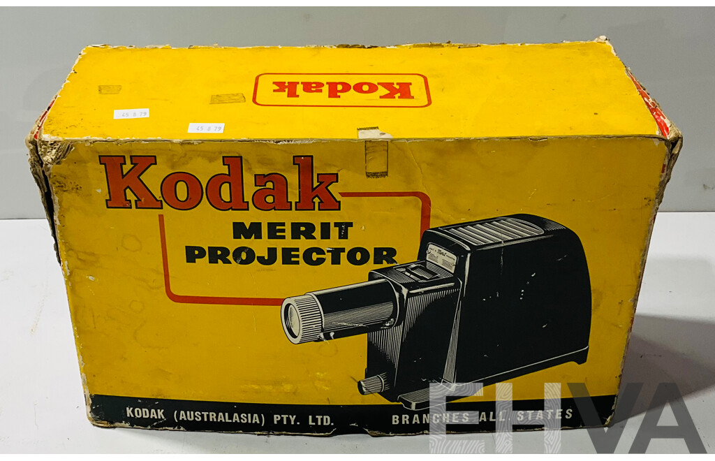 Vintage Kodak Merit Projector in Original Box