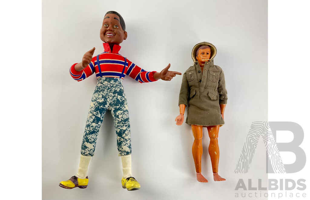 Vintage Kenner Steve Austin and Nanco Steve Urkle Dolls