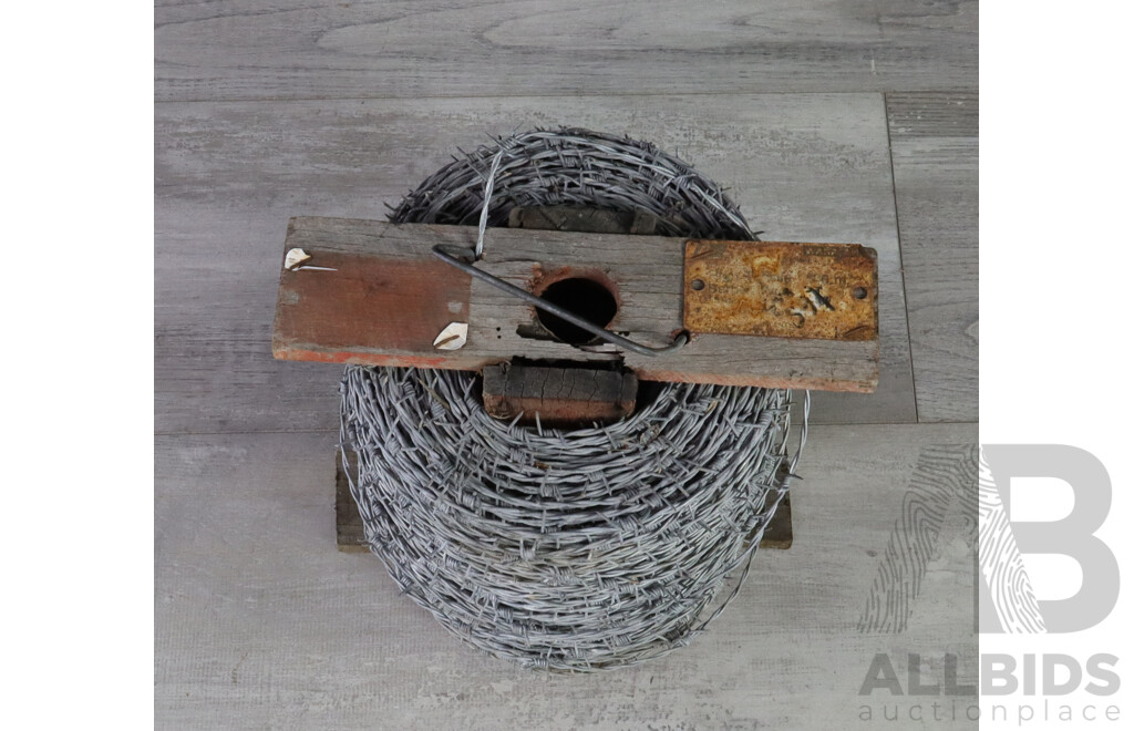 Length of Barbed Wire on Spool