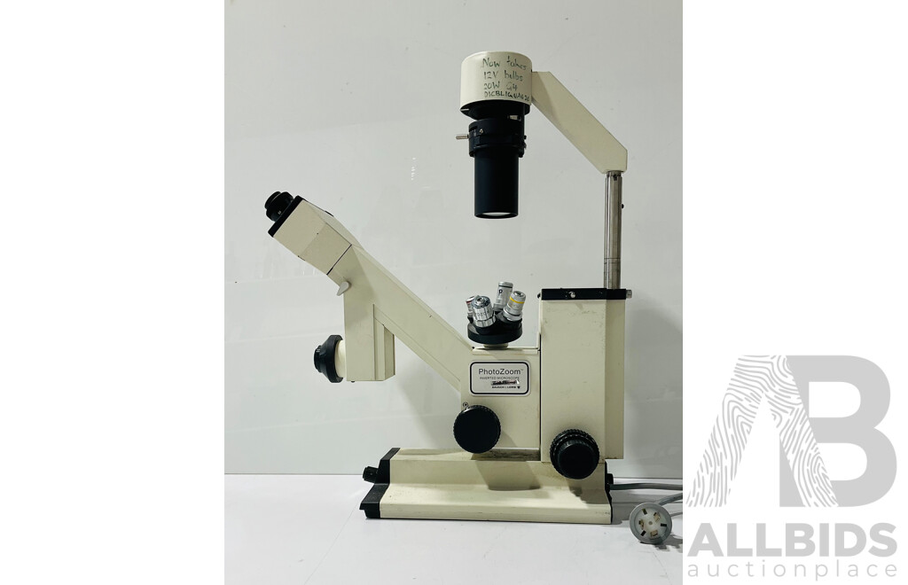 Bausch & Lomb PhotoZoom Inverted Microscope