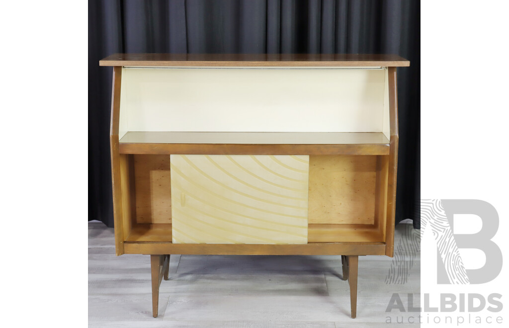 Mid Century Elevated Bar Unit