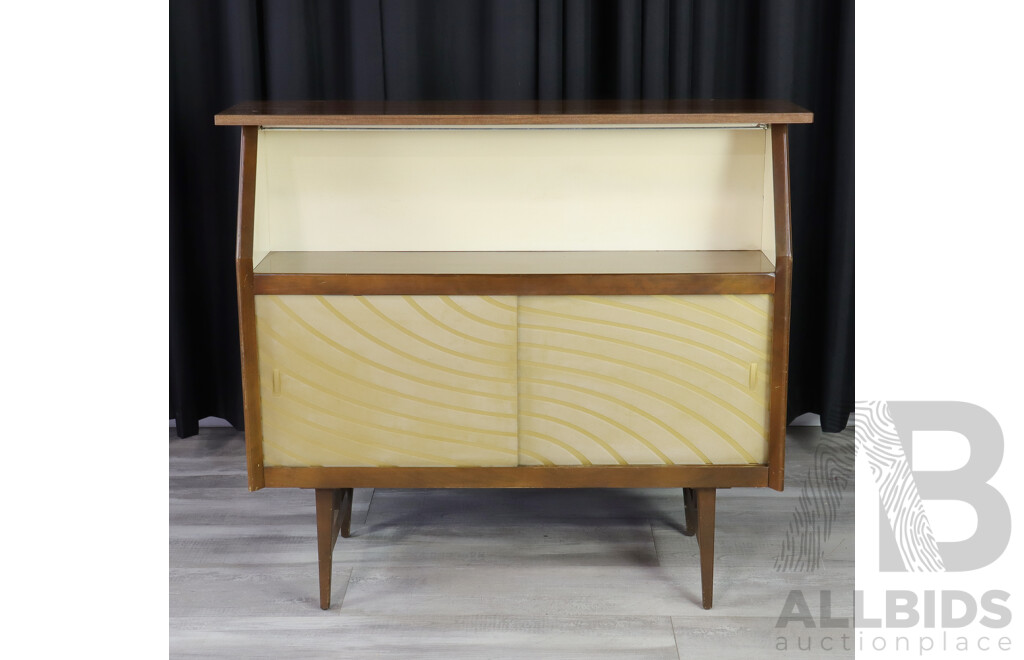 Mid Century Elevated Bar Unit