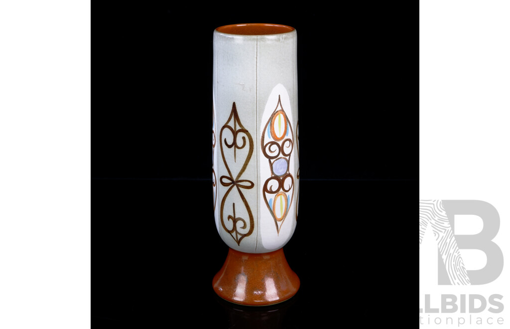 Retro Mid Century English Bourne Denby Ceramic Vase by Glyn Colledge